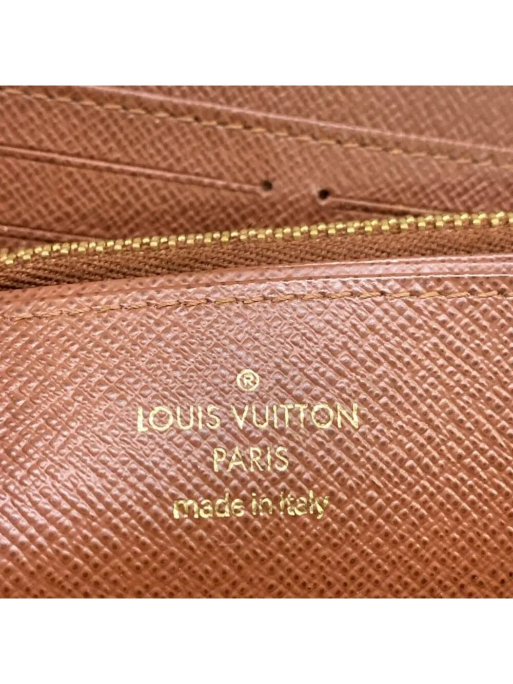 Louis Vuitton Wallet Monogram Zippy Brown